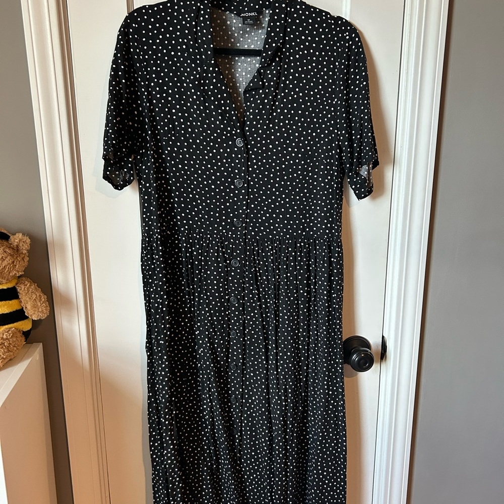 ASOS Black Polka Dot Dress